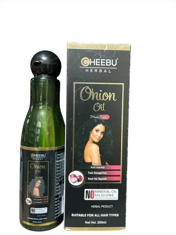 Cheebu Herbal Cosmetics  Cheebu Herbal Onion Oil 200ml