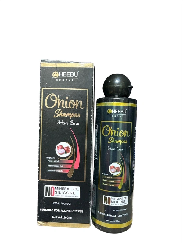 Cheebu Herbal Cosmetics  Cheebu  Herbal Onion Shampoo 200ml