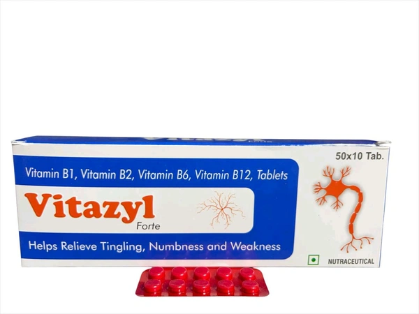 Vitazyl Fort Tablet – Complete Vitamin B-Complex Support
