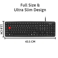 Quantum QHM7403D Wired USB Keyboard - 2