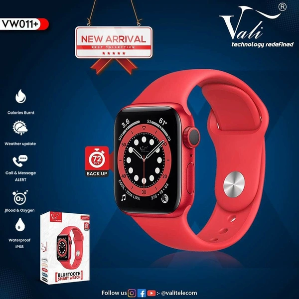 Vali Mobile Accessories VW011+ Smart Watch Vali  - 2
