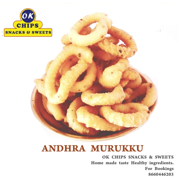 ANDHRA MURUKKU - yellow, medium