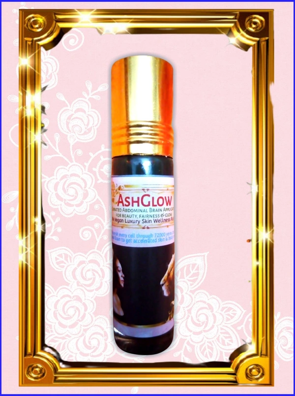 DLS Ashglow:Curated Abdominal Brain Applicator For Beauty Fairness & Glow - 8 ML