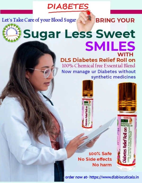 DLS Diabetes Relief Roll On - 8 ML