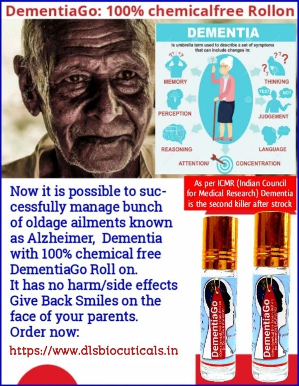DLS DementiaGo Roll On - 8 ML