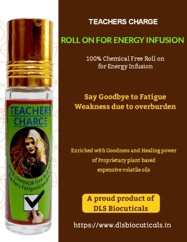 DLS Teachers Charge:Roll On For Energy Infusion - 8ML