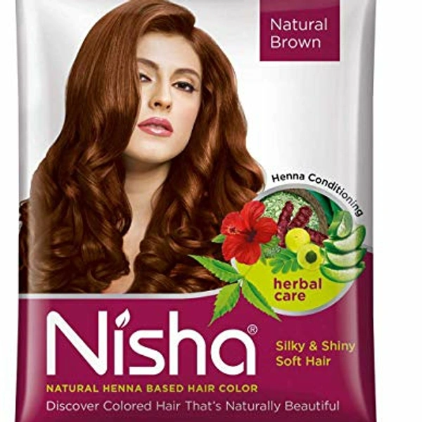 Nisha Natural Brown  - 10g