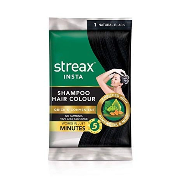 Streax Shampoo Hair Colour  - 28g