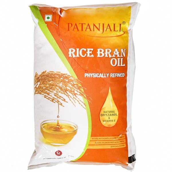 Patanjali Rice Brand Oil  - 910g