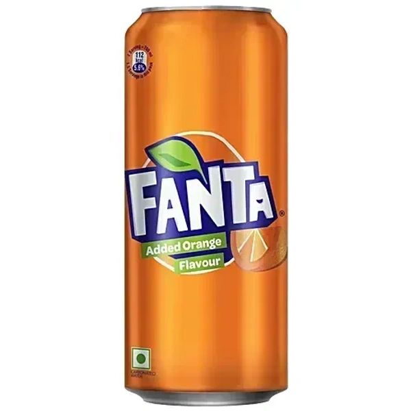 Fanta Soft Drink - Orange Flavoured, Refreshing, 300 ml Can