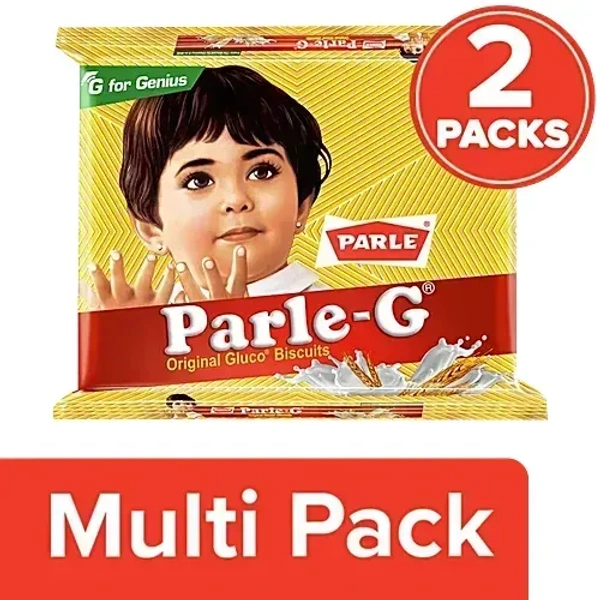 Parle G Original Gluco Biscuits, 2 x 100g Multipack