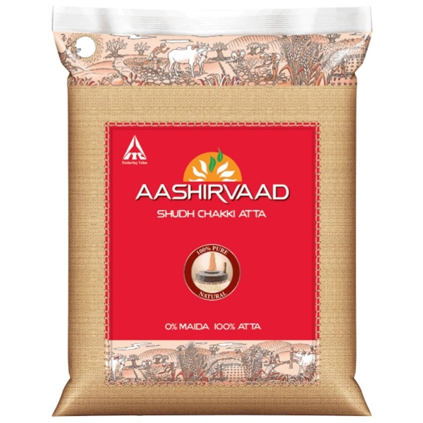AASHIRVAAD WHOLE WHEAT ATTA - 5kg