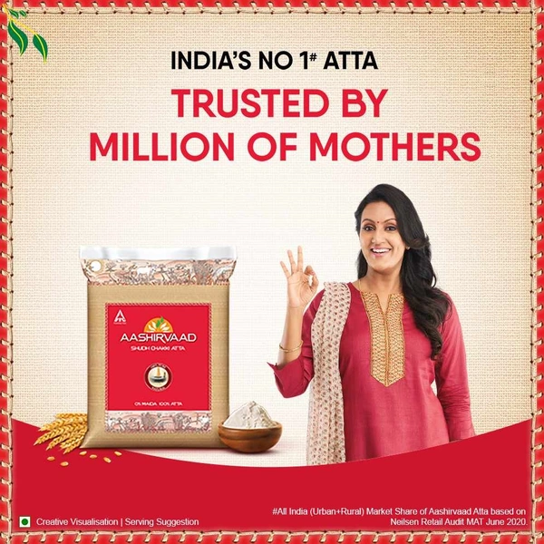 AASHIRVAAD WHOLE WHEAT ATTA - 5kg
