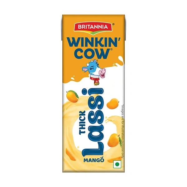 Britannia Winkin Cow Mango Lassi, 180 ml