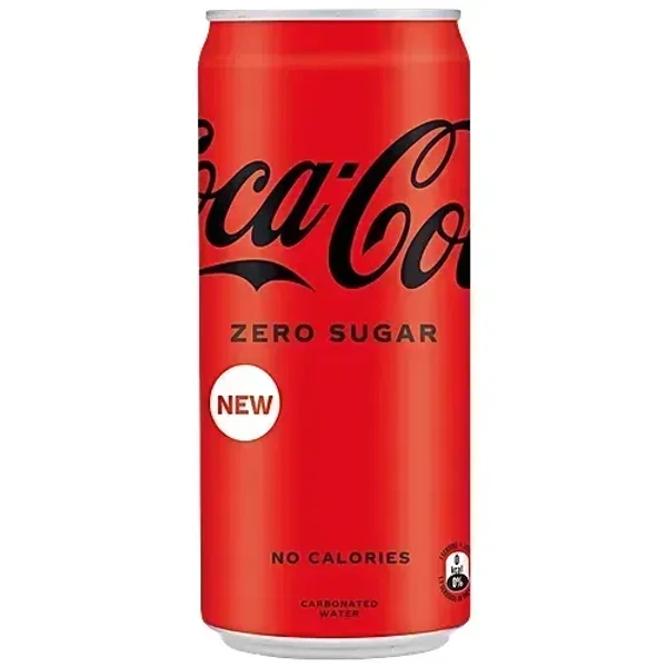 Coca Cola Soft Drink - Zero Sugar, No Calorie, Imported, 320 ml