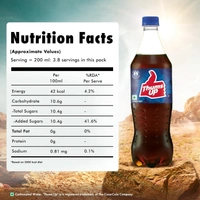Thums Up Soft Drink Pet Bottle, 750 Ml, Cola - 750ml