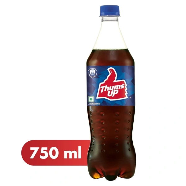 Thums Up Soft Drink Pet Bottle, 750 Ml, Cola - 750ml