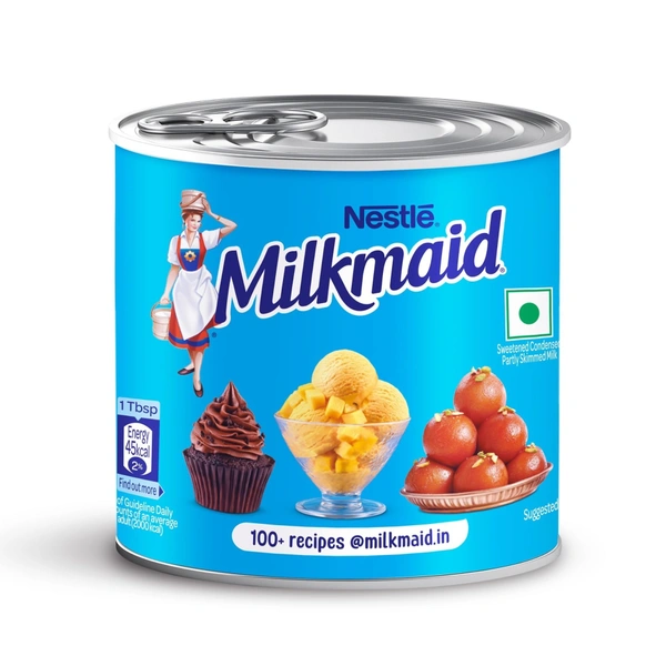 Nestle Milkmaid Partly Skimmed Sweetened Condensed Milk, 380 g Tin