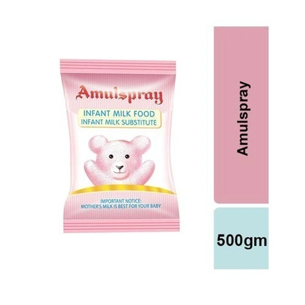 Amul Amulspray Infant Milk Food Substitute, 500 g Pouch - 500gm