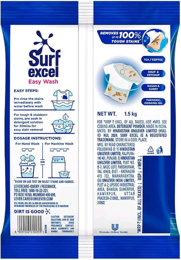Surf exel Detergent Powder - 1kg