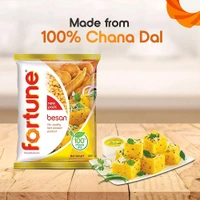 Fortune Chana Besan, 100% Chana Dal 100% Taste - 500gm