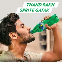 Sprite Lemon-Lime Flavoured Cold Drink | Refreshing Taste | Clear Soft Drink with No Added Colours | PET Bottle, 1 L - 1ltr