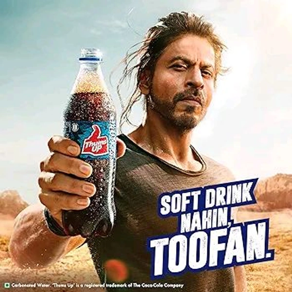 Thums Up Cola Cold Drink | Soft Drink With Strong Taste | Spicy & Fizzy Cold Drink | Pet Bottle, 1 L - 1ltr