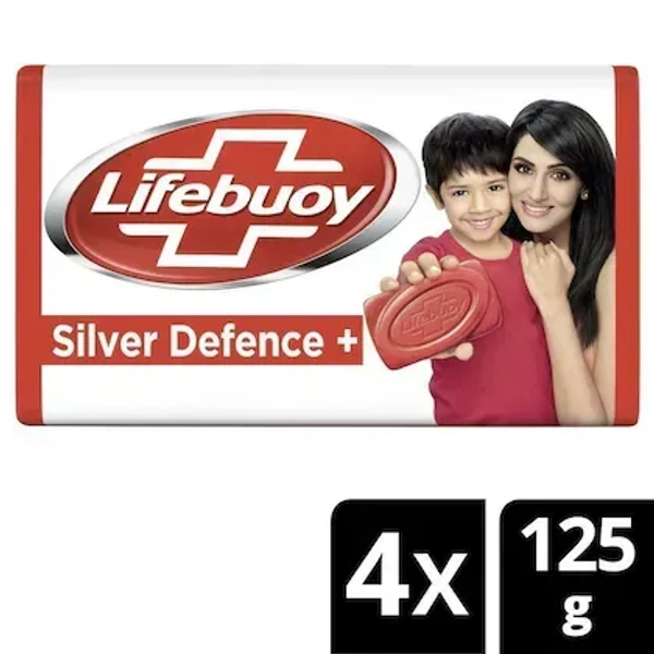 Lifebuoy Total 10 Germ Protection Soap 125 g (Pack of 4)
