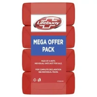 Lifebuoy Total 10 Germ Protection Soap 125 g (Pack of 4)