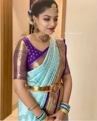  Nityam Partywear Silk Saree