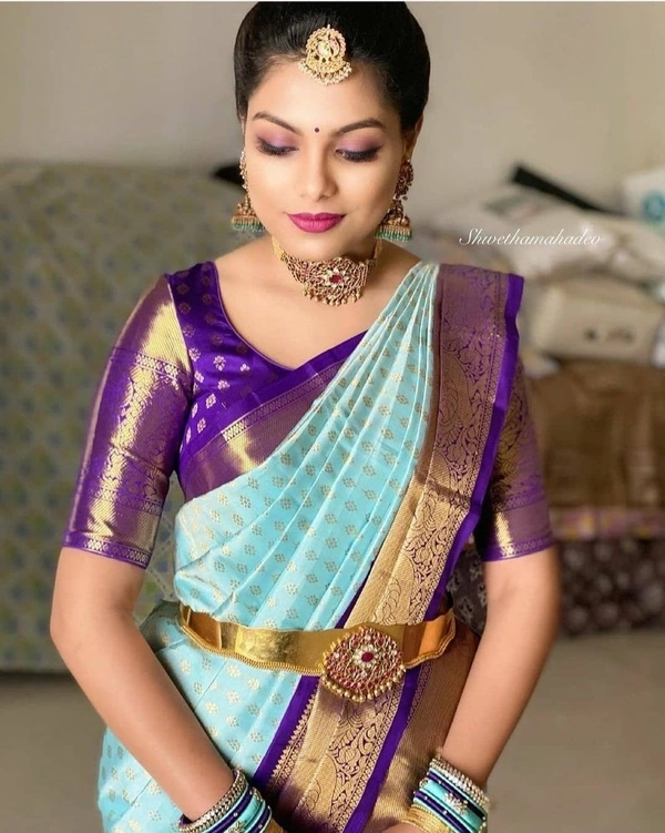  Nityam Partywear Silk Saree