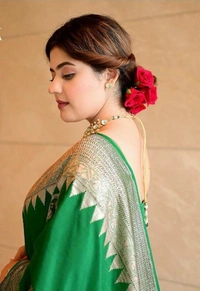 Elegant Partywear Banarasi Silk 