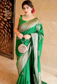 Elegant Partywear Banarasi Silk 