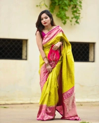 South Trendy Weaving Saree For Women
