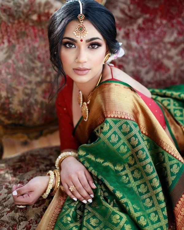Green Rich Pallu Silk Saree