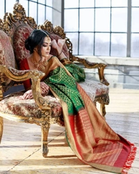 Green Rich Pallu Silk Saree