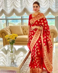 Vogue Partywear Pattu Saree 