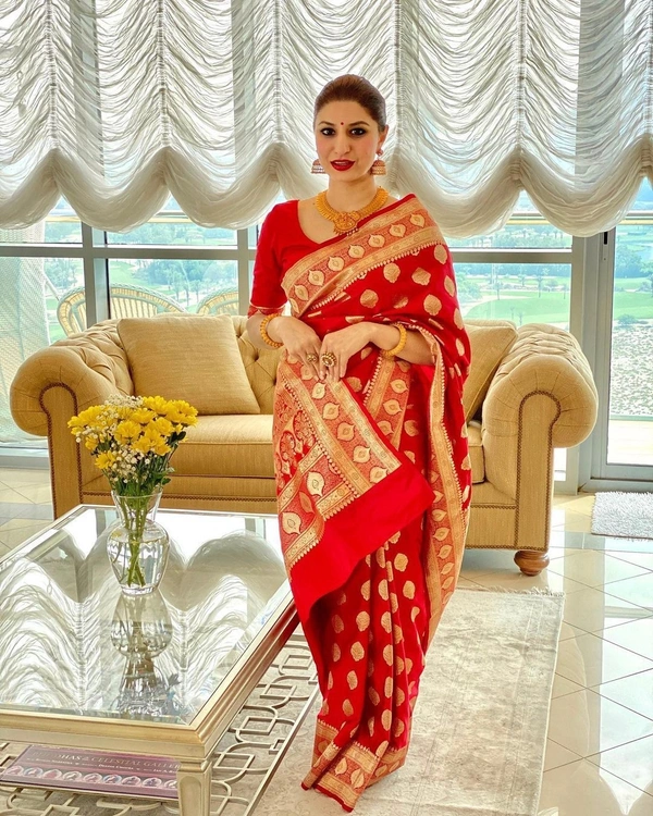 Vogue Partywear Pattu Saree 