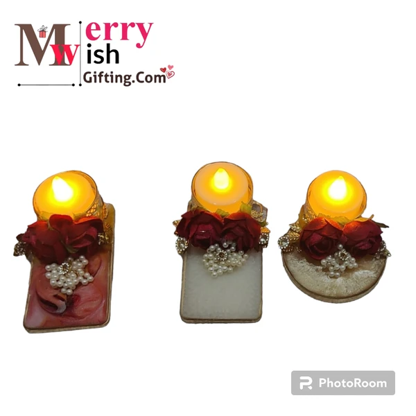  Resin T Light Candle Holder 