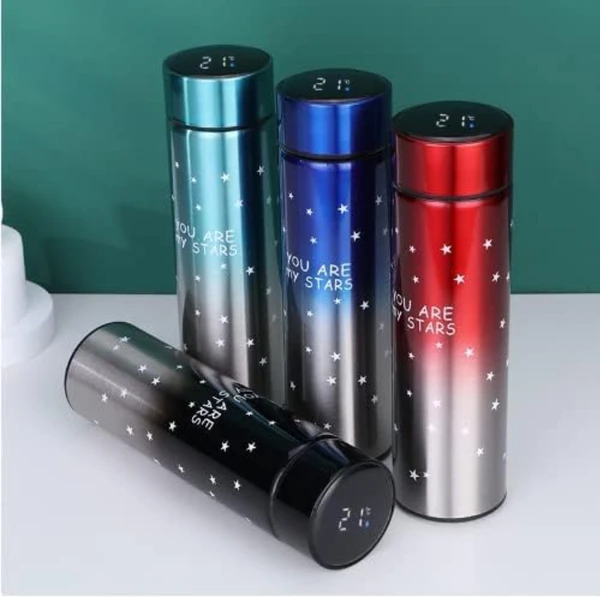 Star Stainless steel Temperature Display Smart Water Botal Vacum Flask Thermos 