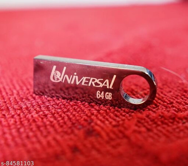 Universal 64gb Pendrive. High Speed.2.0 - 64gb 2.0, Metaic Black