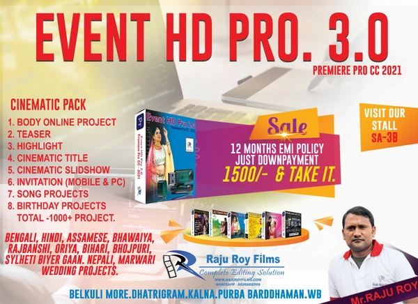 Event Hd 3.0 Cinematic Hindi Wedding Project In Adobe Premiere Pro Cc 2022(with 1tb Hdd)  - 570gb Data, Total 500+ Ready Project. 