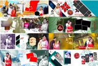 PSD Template 1000pcs( Bengali) royal quality.(100gb data with 64gb free pen drive) - 12x36 Size With Cover , Auto Design Making