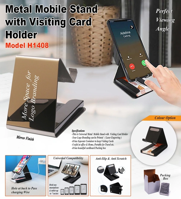 Metal Mobile Stand. !! on't give a order direct here. WhatsApp us - 8926066999 !! - 50X41X41CM, Black, Silver