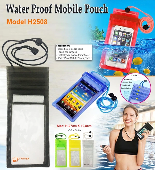 Water Proof Mobile Pouch. !! on't give a order direct here. WhatsApp us - 8926066999 !! - 38X59X53CM, Red,Blue,White,Black