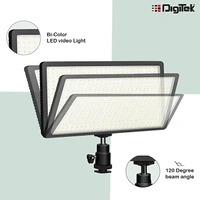 DIGITEK® LED D416 Professional Video Light & NP-750 Li-ion Battery with Micro USB Charging | Dimmable 3200k -5600k | Compatible with Tripods, Monopods, Cameras, Table stand & Camcorder | For YouTube Video , Product Photography, Makeup shoot and more (LED D416 COMBO)