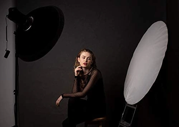 Powerpak 5-in-1 Collapsible Photo Light Reflector 42" (110 cm) - 110 x 110 x 5.6 Centimeters, Multi Color