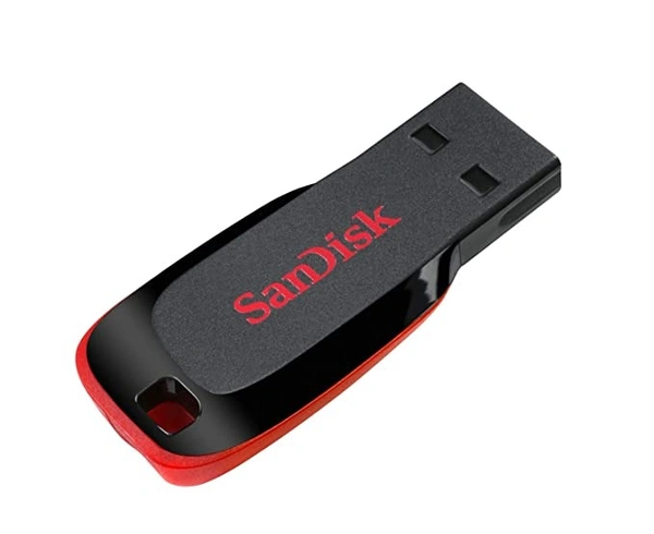 SanDisk Cruzer Blade 64GB USB 2.0 Flash Drive [ 50pcs pack ] - 64b, Black & Red