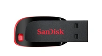 SanDisk Cruzer Blade 64GB USB 2.0 Flash Drive [ 50pcs pack ] - 64b, Black & Red