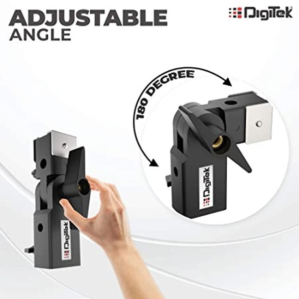 Digitek Heavy Duty Metal Umbrella Clamp with Hotshoes Mount (DMUC-001)